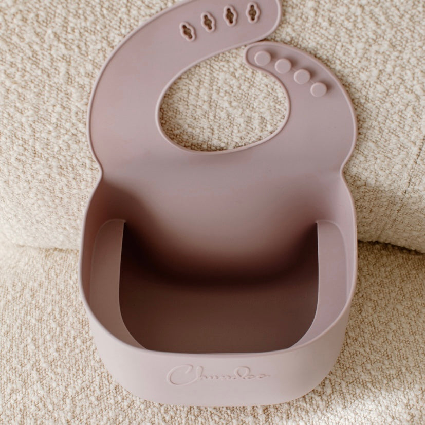 Purple Vomit Bucket Bib and Wet Bag