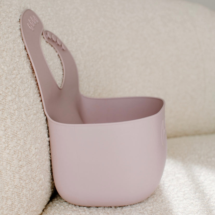 Purple Vomit Bucket Bib and Wet Bag
