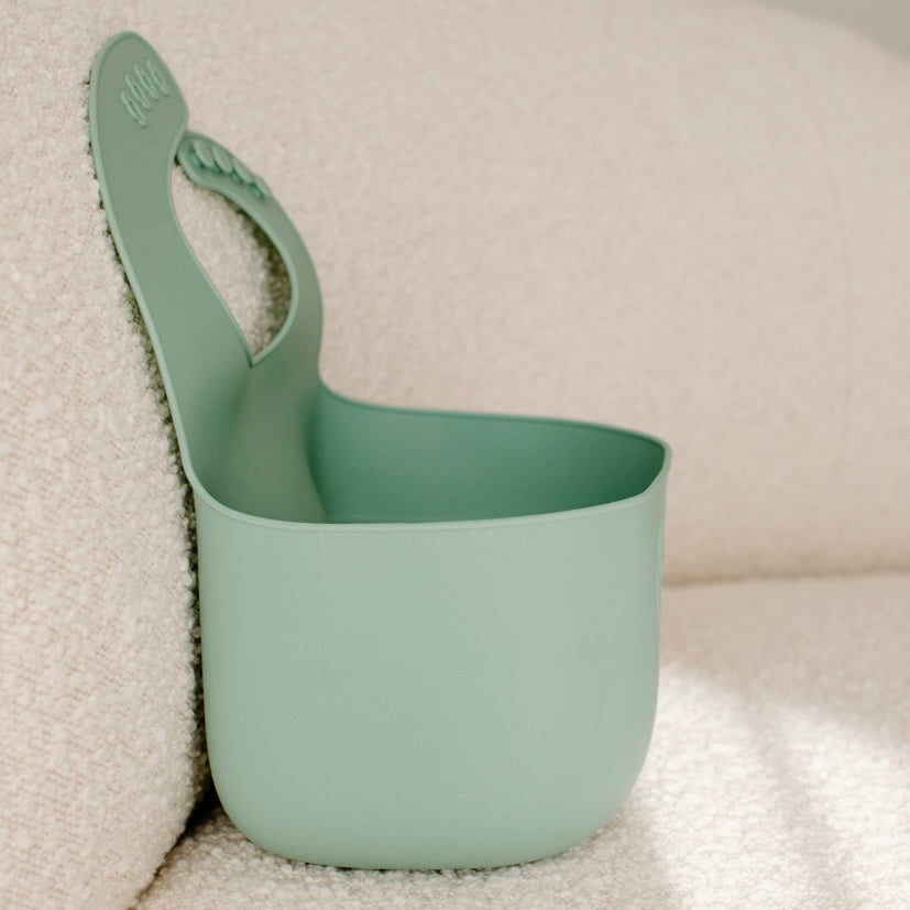 Green Vomit Bucket Bib and Wet Bag