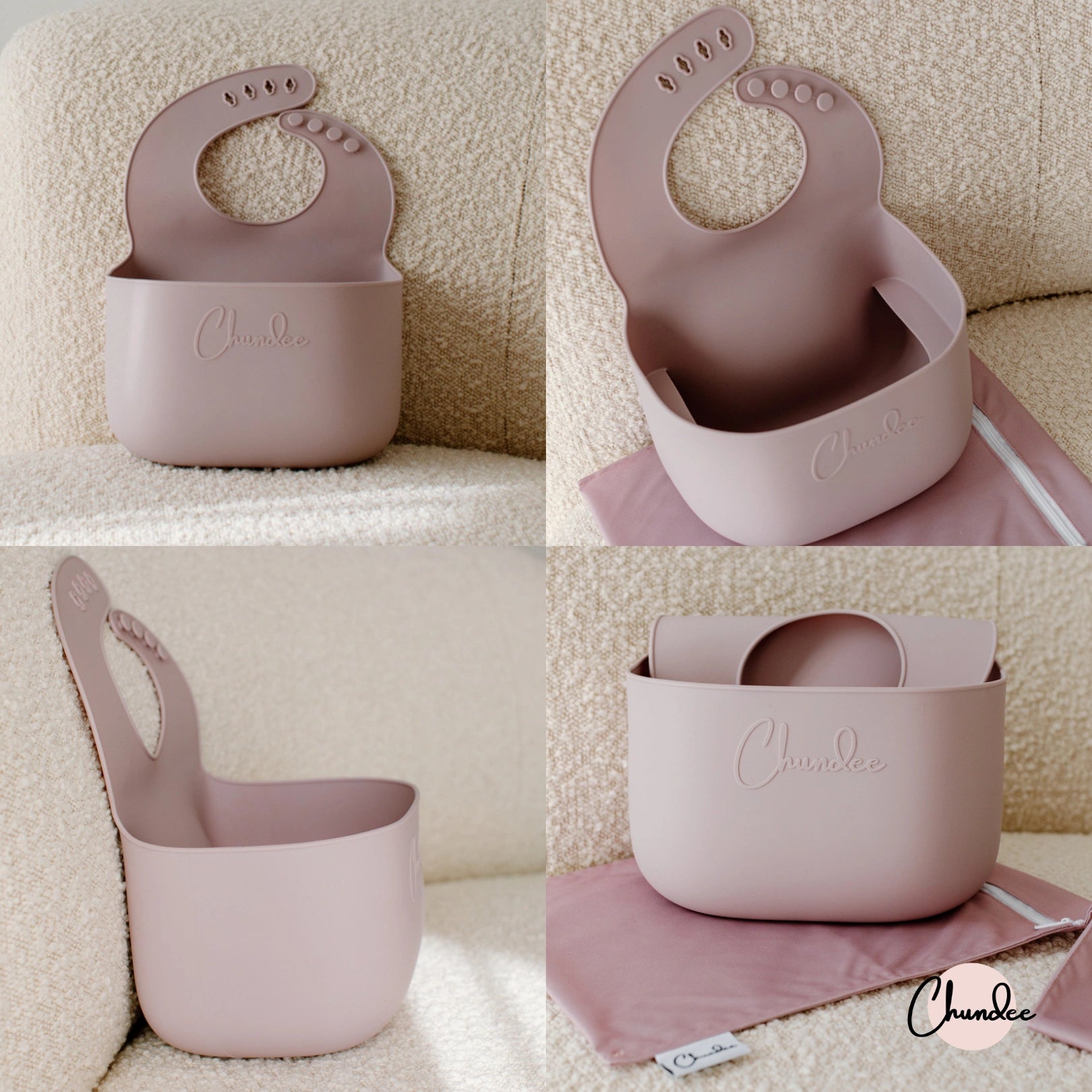 Purple Chundee Bib